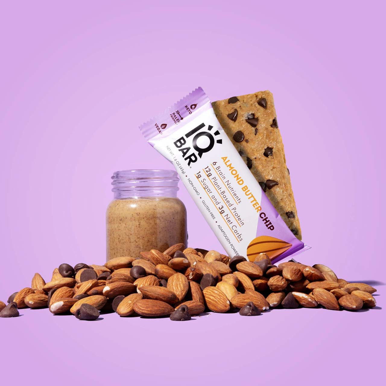 Keto Plant Protein Bar Gets Even Better With Almond Butter Chips